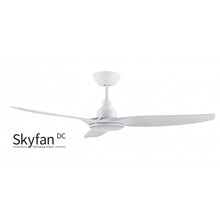 Load image into Gallery viewer, Skyfan DC 52"/1300mm 3 Blade DC Remote Control Ceiling Fan With Dimmable LED Light White