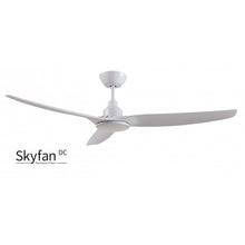 Load image into Gallery viewer, Skyfan DC 60"/1500mm 3 Blade DC Remote Control Ceiling Fan With Dimmable LED Light White