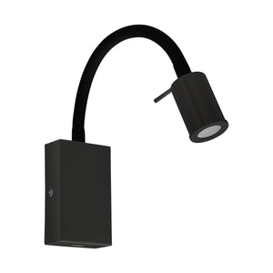 TAZZOLI BLACK WALL LIGHT - USB