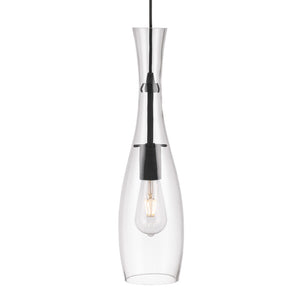 CONIE Single Pendant Black Clear