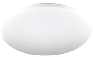 EVA 32W LED Oyster Light 38cm Cool White - Lights Fans Action