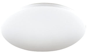 Eva 36W LED Oyster Light 43cm Cool White - Lights Fans Action