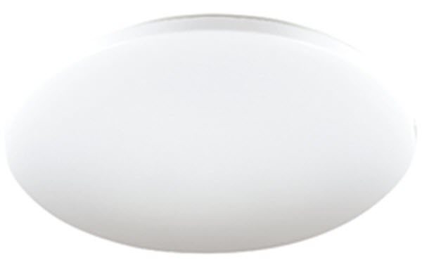 Eva 36W LED Oyster Light 43cm Cool White - Lights Fans Action