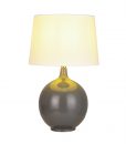 Jelina Grey Round Ceramic Table Lamp - Lights Fans Action