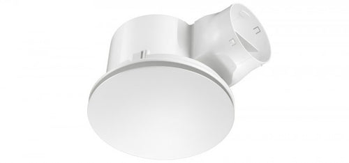AIRBUS 300 - Maximum Airflow Premium Quality Side Ducted Exhaust Fan - Extra Low Profile - Round - White - Lights Fans Action