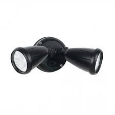 ILLUME Exterior Double Spotlight Black