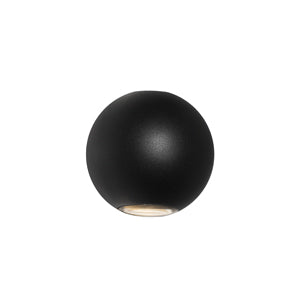 Genoa Black Exterior LED Wall Light