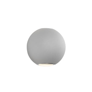 Genoa Silver Exterior LED Wall Light