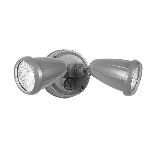 ILLUME Exterior Double Spotlight Silver