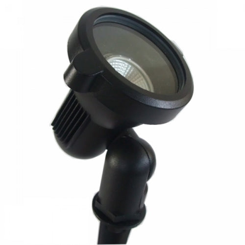 Capo Black Aluminium Garden Spike Light - Lights Fans Action