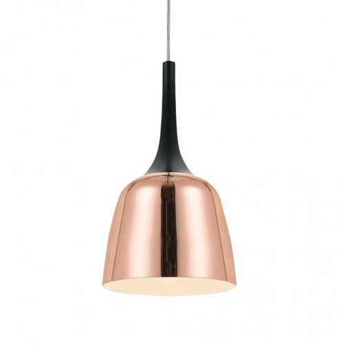 Polk 20cm Pendant Black Copper - Lights Fans Action