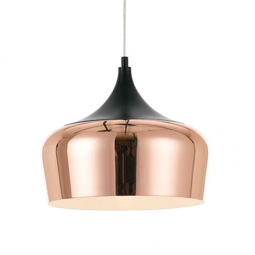 Polk 30cm Pendant Black Copper - Lights Fans Action