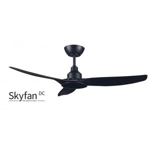 Skyfan DC 52"/1300mm 3 Blade DC Remote Control Ceiling Fan Black