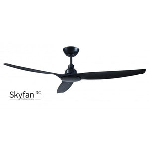 Skyfan DC 60"/1500mm 3 Blade DC Remote Control Ceiling Fan Black