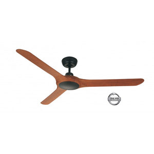 Spyda 62"/1573mm 3 Blade Ceiling Fan Teak - Lights Fans Action