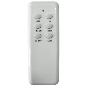 Universal Radio Frequency Ceiling Fan Remote Control (Bullet, Harmony, Royale) - Lights Fans Action
