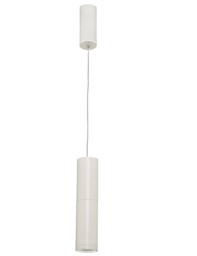 Urban 1 Light Pendant - White